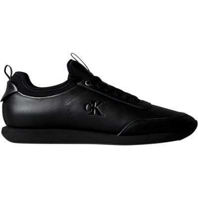 Calvin Klein Baskets Homme Retro Sock Laceup en Cuir, Noir (Triple Black), 44 - Publicité Calvin Klein Baskets Homme Retro Sock Laceup en Cuir, Noir (Triple Black), 44 - Publicité