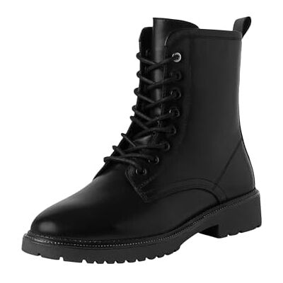 MARCO TOZZI Bottines à Lacets pour Femme Botte Tendance, Noir, 37 EU - Publicité MARCO TOZZI Bottines à Lacets pour Femme Botte Tendance, Noir, 37 EU - Publicité