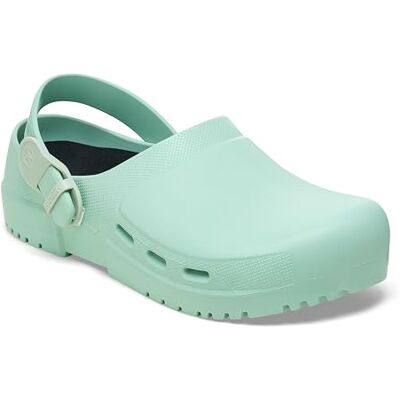 Birkenstock Birki Air 2.0 Sabots de travail antistatiques en polyuréthane avec trous d'aération Unisexe, Matcha., 43 EU - Publicité Birkenstock Birki Air 2.0 Sabots de travail antistatiques en polyuréthane avec trous d'aération Unisexe, Matcha., 43 EU - Publicité