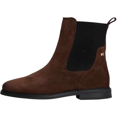 Tommy Hilfiger Bottines Chelsea Femme Flag en Daim, Marron (Legacy Brown), 36 - Publicité Tommy Hilfiger Bottines Chelsea Femme Flag en Daim, Marron (Legacy Brown), 36 - Publicité