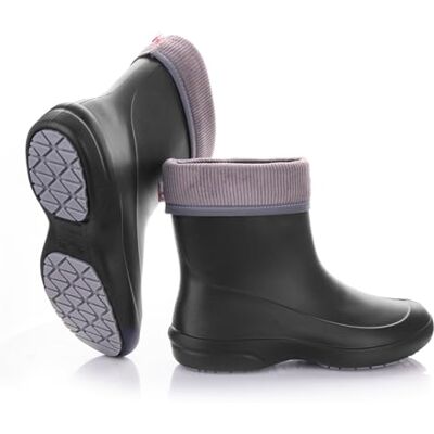 Lemigo Femmes Chaussures de travail légères antidérapantes en caoutchouc Avec doublure et semelles supplémentaires 36-41 UE (Noir, Système Taille Chaussures EU, Adulte, Numérique, Moyen, 36) - Publicité Lemigo Femmes Chaussures de travail légères antidérapantes en caoutchouc Avec doublure et semelles supplémentaires 36-41 UE (Noir, Système Taille Chaussures EU, Adulte, Numérique, Moyen, 36) - Publicité