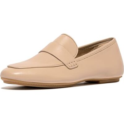 Fitflop Femme Mocassins en Cuir Souple Delicato Chaussure, Beige Classique, 42.5 EU - Publicité Fitflop Femme Mocassins en Cuir Souple Delicato Chaussure, Beige Classique, 42.5 EU - Publicité