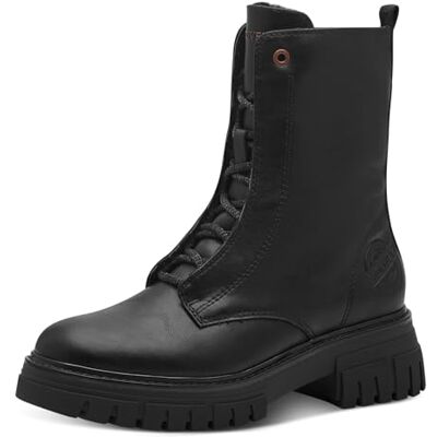s.Oliver Bottines en Dentelle pour Femme Botte de Neige, Noir, 38 EU - Publicité s.Oliver Bottines en Dentelle pour Femme Botte de Neige, Noir, 38 EU - Publicité