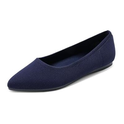 DREAM PAIRS Ballerines Femme à Bout Pointu Chaussures Plates Respirantes Confortables Slip-on Légeres Style Minimaliste,Size 43,Marine,DWUMFA2525 - Publicité DREAM PAIRS Ballerines Femme à Bout Pointu Chaussures Plates Respirantes Confortables Slip-on Légeres Style Minimaliste,Size 43,Marine,DWUMFA2525 - Publicité