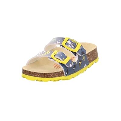 Superfit Pantoufles avec semelle intérieure Bleu/jaune 8180 27 EU - Publicité Superfit Pantoufles avec semelle intérieure Bleu/jaune 8180 27 EU - Publicité