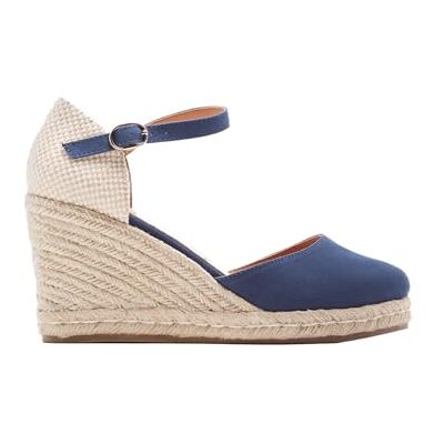 BATA Espadrilles pour Femme avec Semelle compensée de 8 cm - Publicité BATA Espadrilles pour Femme avec Semelle compensée de 8 cm - Publicité