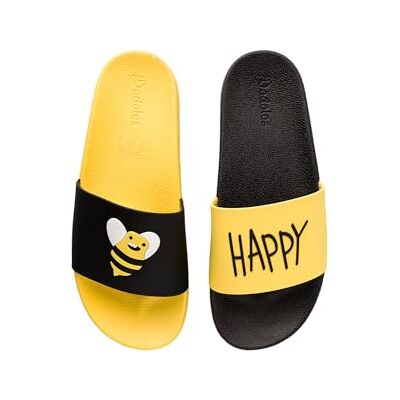 Dedoles Chaussure Homme Femme & Enfants Sandales Antidérapant designs amusants Livre Pizza Café Renard Lama Cadeau, Couleur: Abeille heureuse, Taille: 36 EU - Publicité Dedoles Chaussure Homme Femme & Enfants Sandales Antidérapant designs amusants Livre Pizza Café Renard Lama Cadeau, Couleur: Abeille heureuse, Taille: 36 EU - Publicité
