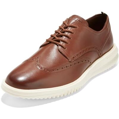 Cole Haan Homme Grand+ Richelieu à Bout Golf Tissu Oxford, Camel/Ivoire Britannique, 43 EU Large - Publicité Cole Haan Homme Grand+ Richelieu à Bout Golf Tissu Oxford, Camel/Ivoire Britannique, 43 EU Large - Publicité