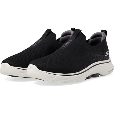 Skechers Homme Go Walk 7 Stretch Fit Slip-on Baskets, Black and Charcoal Textile, 39.5 EU - Publicité Skechers Homme Go Walk 7 Stretch Fit Slip-on Baskets, Black and Charcoal Textile, 39.5 EU - Publicité