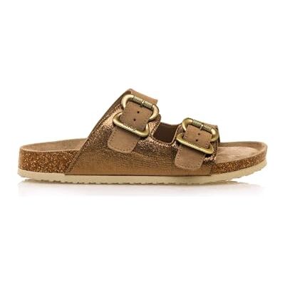 MTNG Sandales Plates Femme Lazy 59960 59650 Marron - Publicité MTNG Sandales Plates Femme Lazy 59960 59650 Marron - Publicité