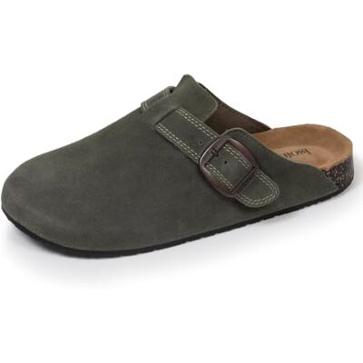 Isotoner Sabots Femme Semelle intérieure Cuir Extra-Flex Patch Talon Confort, 40, Kaki - Publicité Isotoner Sabots Femme Semelle intérieure Cuir Extra-Flex Patch Talon Confort, 40, Kaki - Publicité