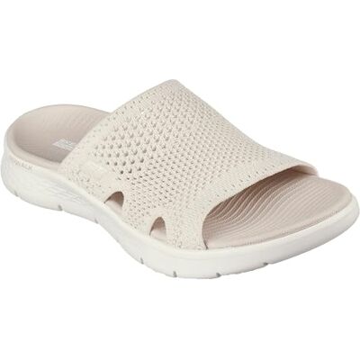 Skechers Femme Go Walk Flex Sandal Elation, Natural Textile, 40 EU - Publicité Skechers Femme Go Walk Flex Sandal Elation, Natural Textile, 40 EU - Publicité