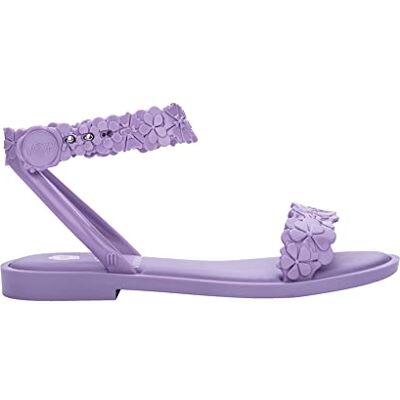 melissa Women's Wave Sandal Blossom + Flat, violet, 2/3 UK - Publicité melissa Women's Wave Sandal Blossom + Flat, violet, 2/3 UK - Publicité