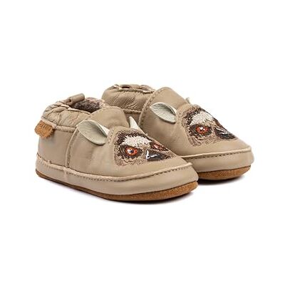 Mikk-Line Chaussures de marche pour bébé Chaussures d'apprentissage souples en cuir avec semelle en daim antidérapante Chaussons imprimés avec motif animal et doublure en lin pour garçons et - Publicité Mikk-Line Chaussures de marche pour bébé Chaussures d'apprentissage souples en cuir avec semelle en daim antidérapante Chaussons imprimés avec motif animal et doublure en lin pour garçons et - Publicité