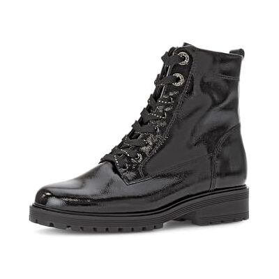 Gabor Bottines à lacets pour femme, largeur supplémentaire confortable (H), Noir 97., 37.5 EU Large - Publicité Gabor Bottines à lacets pour femme, largeur supplémentaire confortable (H), Noir 97., 37.5 EU Large - Publicité