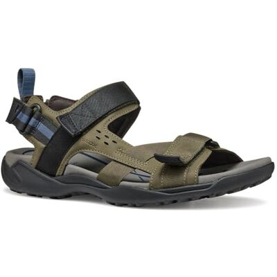 Geox Homme U TERRENO + Grip B Sandale de Sport, Military, 45 EU - Publicité Geox Homme U TERRENO + Grip B Sandale de Sport, Military, 45 EU - Publicité