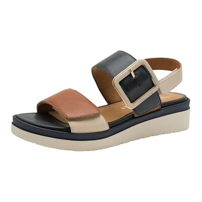 Tamaris Comfort Sandales compensées réglables pour femme Bleu marine Taille 42 EU - Publicité Tamaris Comfort Sandales compensées réglables pour femme Bleu marine Taille 42 EU - Publicité