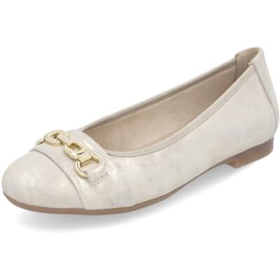 Remonte Ballerines classiques D0K10 pour femme, semelle lâche, Or 90, 41 EU - Publicité Remonte Ballerines classiques D0K10 pour femme, semelle lâche, Or 90, 41 EU - Publicité