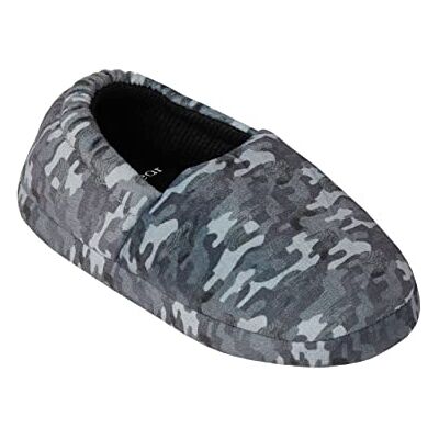 Harry Bear Garçon Camouflage Chaussons Gris 37 Chaussures Enfants - Publicité Harry Bear Garçon Camouflage Chaussons Gris 37 Chaussures Enfants - Publicité