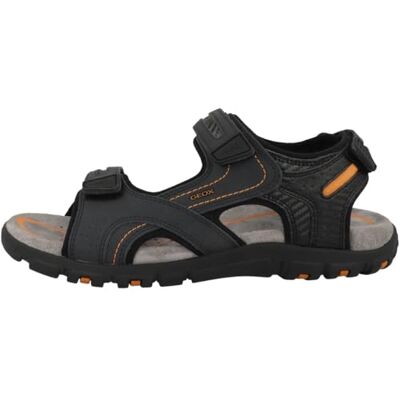Geox Homme Uomo Sandal Strada, DK Navy Black, 46 EU - Publicité Geox Homme Uomo Sandal Strada, DK Navy Black, 46 EU - Publicité