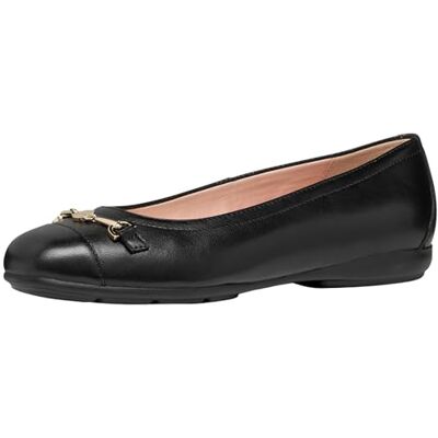 Geox Femme D Annytah A Ballet Flat, Noir, 35 EU - Publicité Geox Femme D Annytah A Ballet Flat, Noir, 35 EU - Publicité