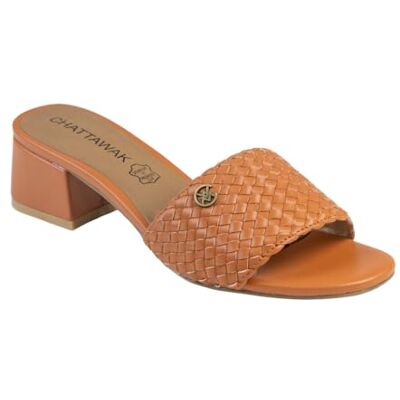 CHATTAWAK FEMME MULE TRESSEE TALON CARRE CONFORT JULIA CAMEL, 37 - Publicité CHATTAWAK FEMME MULE TRESSEE TALON CARRE CONFORT JULIA CAMEL, 37 - Publicité