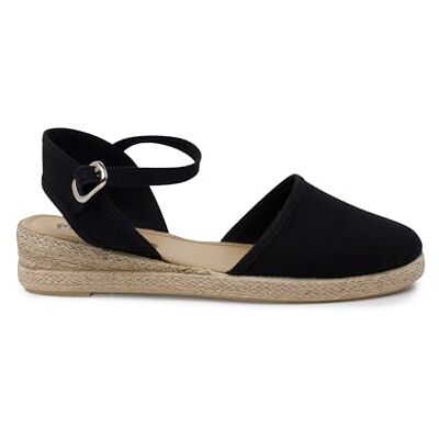 Pisamonas Espadrilles Compensées Fermeture À Boucle Taille 37 Couleur Noir - Publicité Pisamonas Espadrilles Compensées Fermeture À Boucle Taille 37 Couleur Noir - Publicité