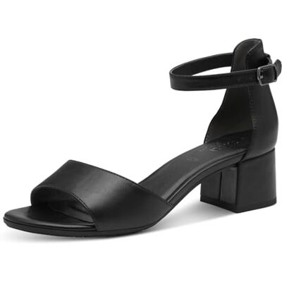 Jana Femmes Sableales à Talon Festif Vegan, Noir (Noir), 38 EU - Publicité Jana Femmes Sableales à Talon Festif Vegan, Noir (Noir), 38 EU - Publicité