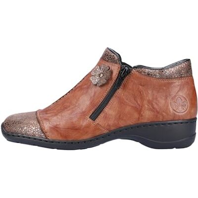 Rieker, 58388-01, Femme Mocassin Marron Clair bi-matière 40 EU - Publicité Rieker, 58388-01, Femme Mocassin Marron Clair bi-matière 40 EU - Publicité