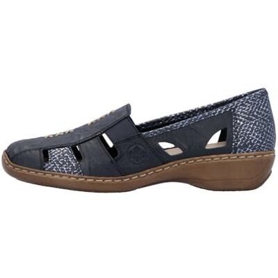 Rieker Sandales Doris pour femme, bleu marine, 40 EU - Publicité Rieker Sandales Doris pour femme, bleu marine, 40 EU - Publicité