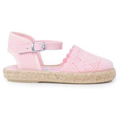 Pisamonas Espadrilles Brodées À Boucle Taille 21 Couleur Rose - Publicité Pisamonas Espadrilles Brodées À Boucle Taille 21 Couleur Rose - Publicité