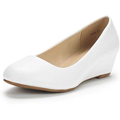 DREAM PAIRS Escarpins Femme Élégants Chaussures Habillées à Talons Confortable Escarpins Classique,Size 38,Blanc/PU,Debbie - Publicité DREAM PAIRS Escarpins Femme Élégants Chaussures Habillées à Talons Confortable Escarpins Classique,Size 38,Blanc/PU,Debbie - Publicité