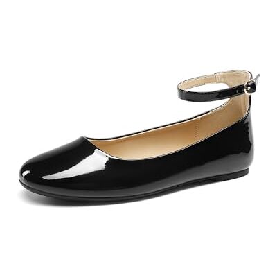 DREAM PAIRS Ballerines Femme Classique et Élégantes Chaussures Plates pour Femmes Confortables et Respirantes,Size 41,Noir-Pat,DWUMFA2510 - Publicité DREAM PAIRS Ballerines Femme Classique et Élégantes Chaussures Plates pour Femmes Confortables et Respirantes,Size 41,Noir-Pat,DWUMFA2510 - Publicité