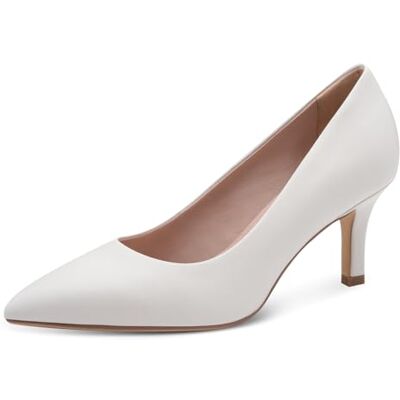 Tamaris Escarpins femme à talon aiguille cuir blanc 37 EU - Publicité Tamaris Escarpins femme à talon aiguille cuir blanc 37 EU - Publicité