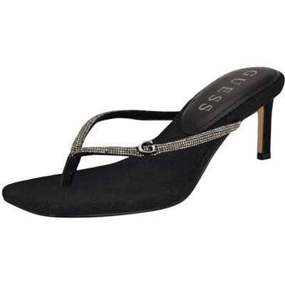 Guess Sandales à talons Maya pour femme, Noir 001, 6.5 UK - Publicité Guess Sandales à talons Maya pour femme, Noir 001, 6.5 UK - Publicité