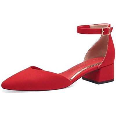 MARCO TOZZI Mocassin by Guido Maria Kretschmer Femme, Cherry, 38 EU - Publicité MARCO TOZZI Mocassin by Guido Maria Kretschmer Femme, Cherry, 38 EU - Publicité