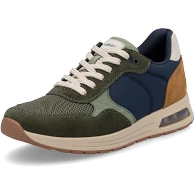 Rieker Homme B1000 Baskets Basses, Vert, 43 EU - Publicité Rieker Homme B1000 Baskets Basses, Vert, 43 EU - Publicité