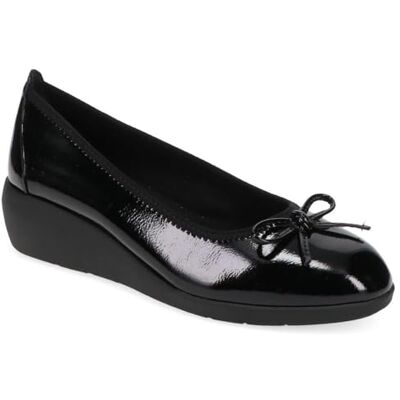 Jana Ballerines Femme à Talon compensé Vegan, Black Patent, 39 EU - Publicité Jana Ballerines Femme à Talon compensé Vegan, Black Patent, 39 EU - Publicité