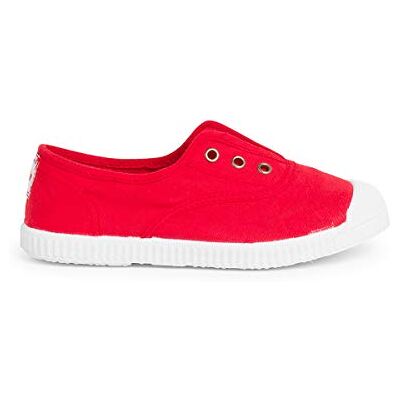 Pisamonas Tennis en Toile avec Bout Caoutchouc sans Lacets Taille 28 Couleur Rouge - Publicité Pisamonas Tennis en Toile avec Bout Caoutchouc sans Lacets Taille 28 Couleur Rouge - Publicité