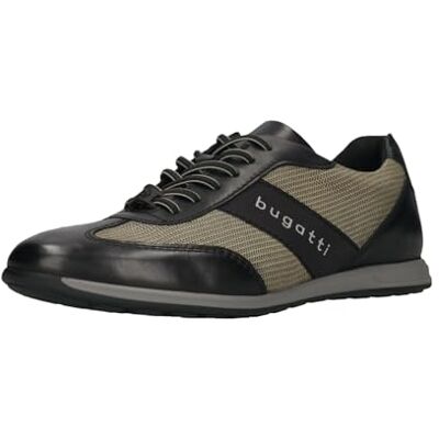Bugatti Chaussures d'affaires pour Homme, à Lacets, Semelle intérieure Amovible, Noir et Vert Clair, 43 EU - Publicité Bugatti Chaussures d'affaires pour Homme, à Lacets, Semelle intérieure Amovible, Noir et Vert Clair, 43 EU - Publicité