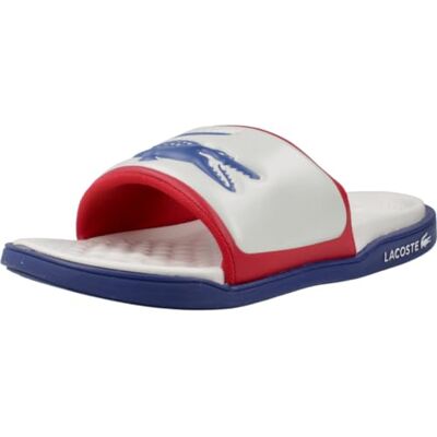 Lacoste Serve Slide Dual Sandale glissanteHomme - Publicité Lacoste Serve Slide Dual Sandale glissanteHomme - Publicité