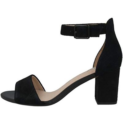 Clarks Femme Deva Mae Sandales-talons/femme, Black Sde, 36 EU - Publicité Clarks Femme Deva Mae Sandales-talons/femme, Black Sde, 36 EU - Publicité
