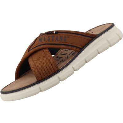 MUSTANG Mules pour homme, cognac, 43 EU - Publicité MUSTANG Mules pour homme, cognac, 43 EU - Publicité