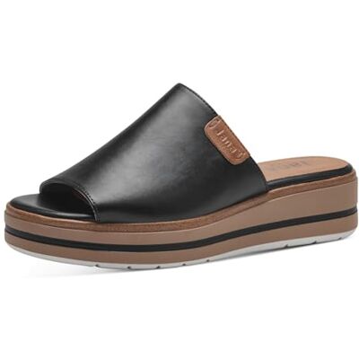 Jana Mules Femme à Semelle épaisse Vegan, Black, 37 EU - Publicité Jana Mules Femme à Semelle épaisse Vegan, Black, 37 EU - Publicité