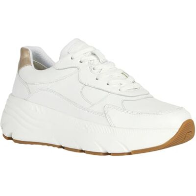 Geox Femme D Diamanta B Plateforme, White Lt Gold, 37 EU - Publicité Geox Femme D Diamanta B Plateforme, White Lt Gold, 37 EU - Publicité