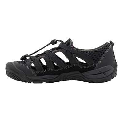 Jack Wolfskin Garçon Unisex Kinder LEVENTE Sandal K, Black, 28 EU - Publicité Jack Wolfskin Garçon Unisex Kinder LEVENTE Sandal K, Black, 28 EU - Publicité