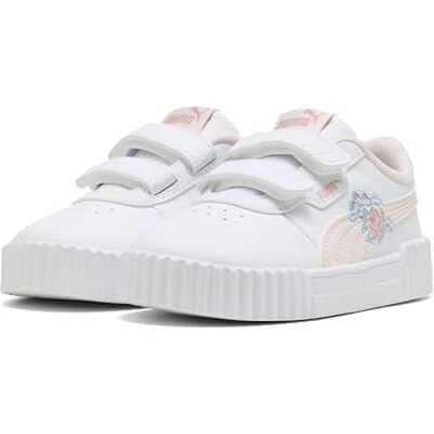 Puma Baskets Carina 3.0 Floral Bébé 20, White Jasmine Flower Seafoam Pink Blue - Publicité Puma Baskets Carina 3.0 Floral Bébé 20, White Jasmine Flower Seafoam Pink Blue - Publicité