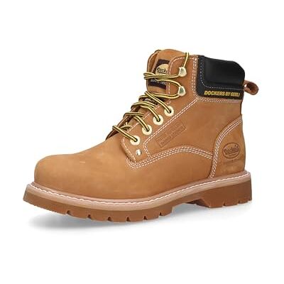 Dockers by Gerli Homme Bottes à Lacets, Monsieur Chaussures de Sport,Bottes à Lacets,Demi-Bottes,laçage,Golden Tan,42 EU / 8 UK - Publicité Dockers by Gerli Homme Bottes à Lacets, Monsieur Chaussures de Sport,Bottes à Lacets,Demi-Bottes,laçage,Golden Tan,42 EU / 8 UK - Publicité