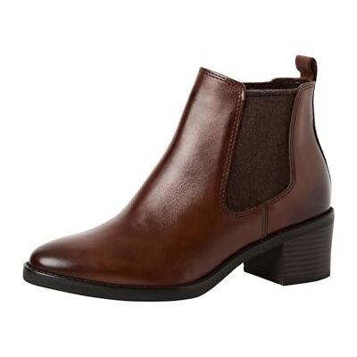 Marco Tozzi Femme Chelsea-Stiefel Botte Tendance, Châtain, 38 EU - Publicité Marco Tozzi Femme Chelsea-Stiefel Botte Tendance, Châtain, 38 EU - Publicité