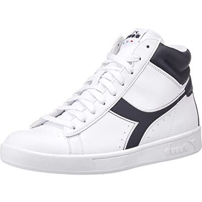 Diadora Torneo High Chaussures de Sport Unisexe pour Adulte Blanc White Blue Denim, 38.5 EU EU - Publicité Diadora Torneo High Chaussures de Sport Unisexe pour Adulte Blanc White Blue Denim, 38.5 EU EU - Publicité